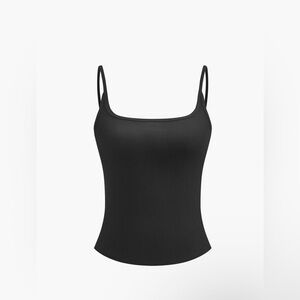 🚨🛍️ 5/$30🛍️ Commense Low Cut Black Cami Top